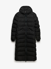 Musta - Superdry City Longline -mikrokuitutakki - Kuva 5 / 5
