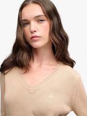 Verde - Suéter Cuello de pico lavado Superdry - Imagen 3 de 8