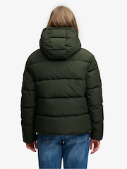 Superdry Green Premium Hood Puffer Jacket - Image 2 of 8