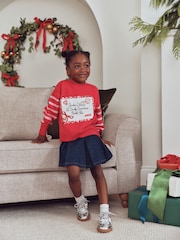 Red Christmas Jumper (3-16yrs) - Image 2 of 10