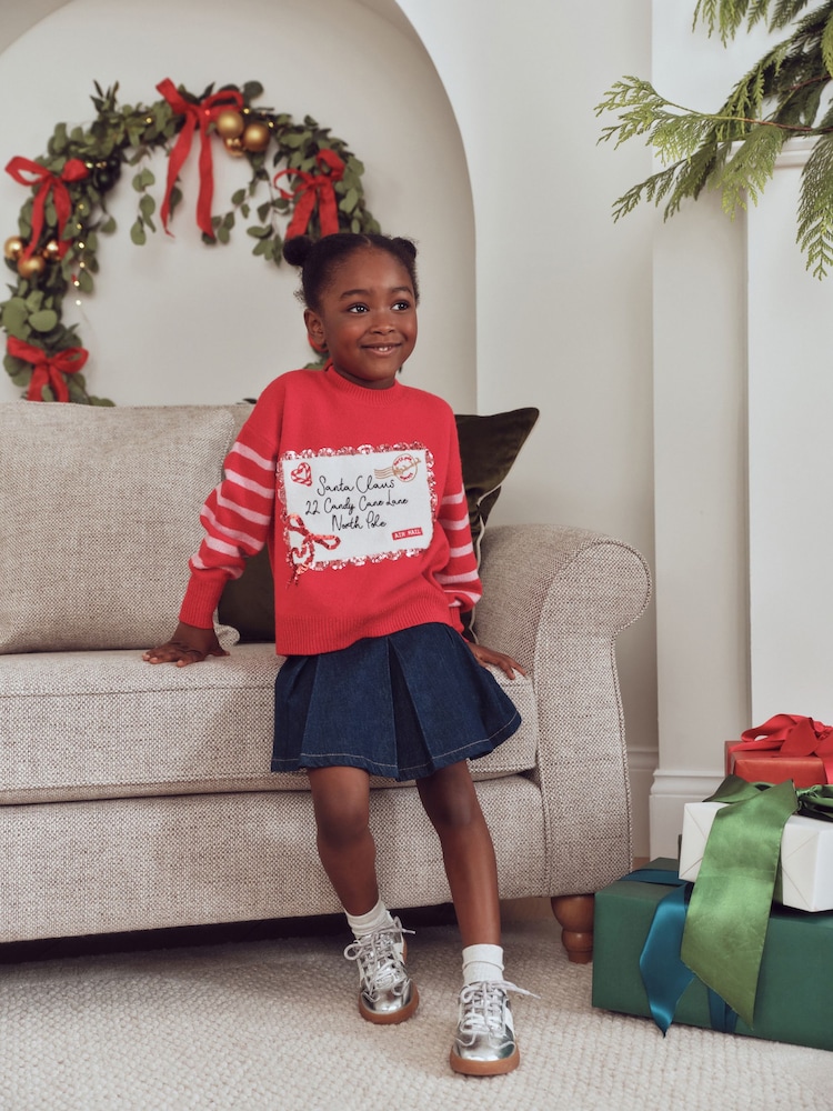 Red Christmas Jumper (3-16yrs) - Image 2 of 10