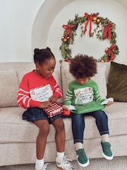 Red Christmas Jumper (3-16yrs) - Image 4 of 10