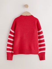 Red Christmas Jumper (3-16yrs) - Image 8 of 10