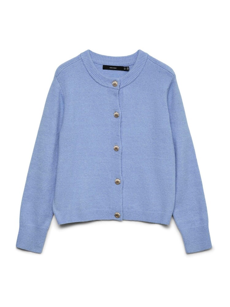 VERO MODA Blue Long Sleeve Button Through Cardigan - Image 1 of 1