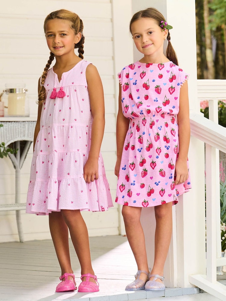 Rosa - Hatley Summer Berries Smocked Waist Dress - Bild 1 von 4