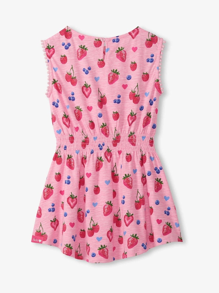 Rosa - Hatley Summer Berries Smocked Waist Dress - Bild 4 von 4