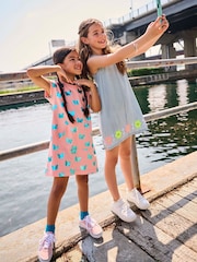 Hatley Pink Glitter Butterfly Slouchy Dress - Image 4 of 4