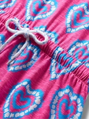 Hatley Pink Heart Burst Short Sleeve Dress - Image 3 of 3