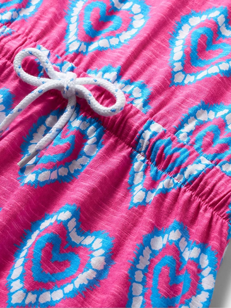 Hatley Pink Heart Burst Short Sleeve Dress - Image 3 of 3