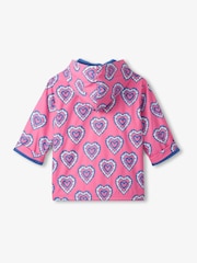 Rosa - Hatley Heart Burst Colour Change Zip-Up Rain Coat - Bild 4 von 4
