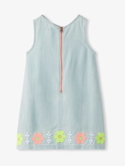 Hatley Tencel Embroidered Pinafore Dress - Imaginea 4 din 5