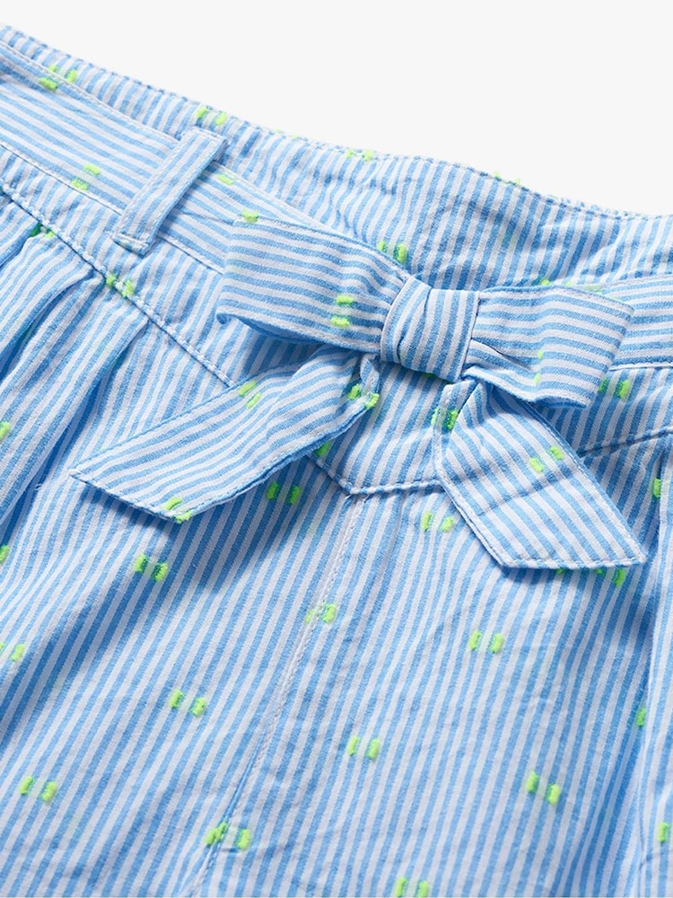 Hatley Neon Dots Belted Paper Bag Shorts - Imaginea 3 din 3