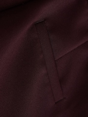 Burgundy Red Straight Tailored Trousers - Image 7 of 7