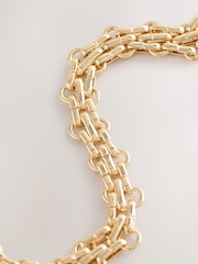 Tonalité d'or - Collier long avec chaîne de montres - Image 5 de 6