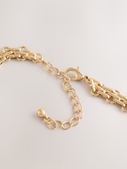 Tonalité d'or - Collier long avec chaîne de montres - Image 6 de 6