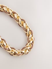 Goldfarben - Chain Cord Necklace - Bild 5 von 6