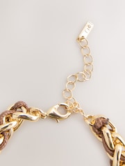 Goldfarben - Chain Cord Necklace - Bild 6 von 6