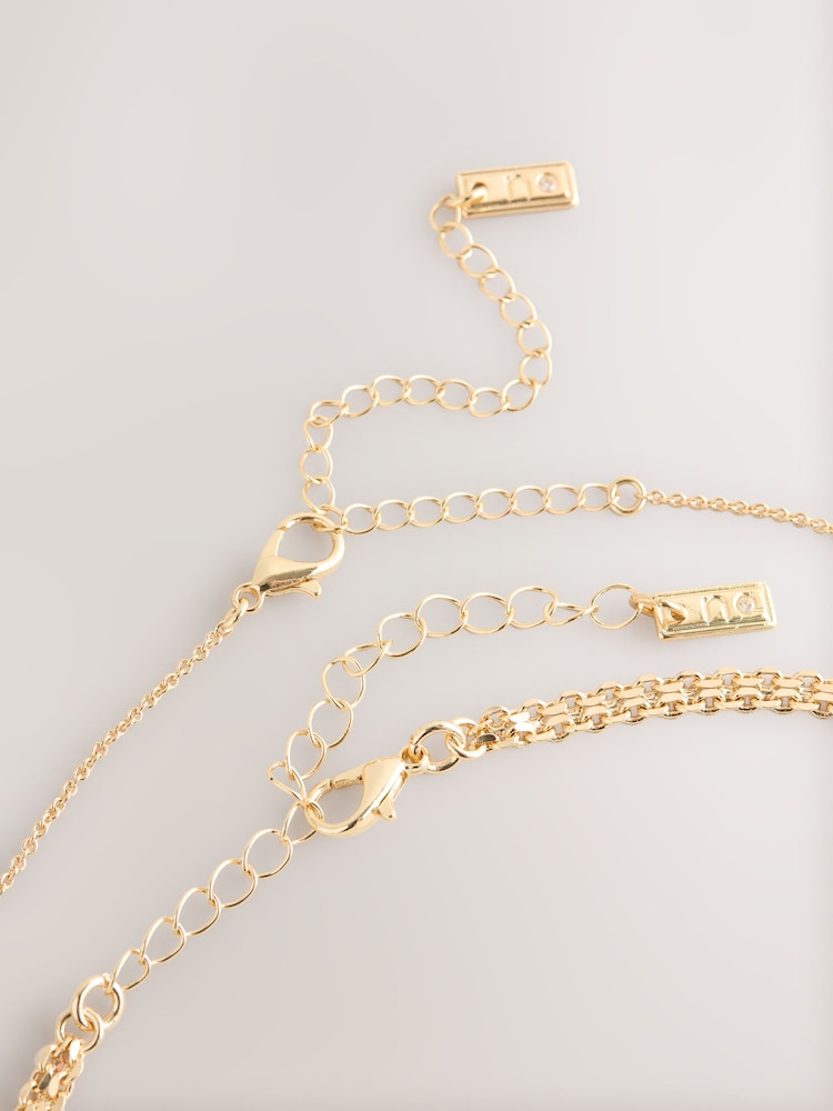 Tono dorado - Pendant Heritage 4 Layer Necklace - Imagen 3 de 3
