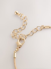 Gold Tone/Red Resin Drop Heritage Necklace - Image 6 of 6