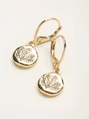 FatFace V and A Engraved Earrings - Slika 3 od 3