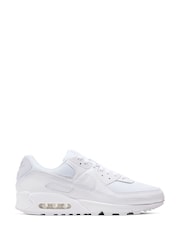 Nike Triple White Air Max 90 Trainers - Image 1 of 8