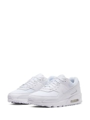 Nike Triple White Air Max 90 Trainers - Image 5 of 8