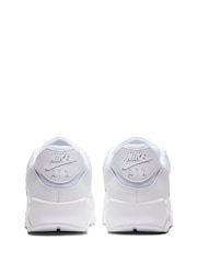 Nike Triple White Air Max 90 Trainers - Image 7 of 8