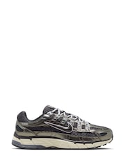 Nike Black Silver P-6000 SE Trainers - Image 1 of 11