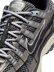 Nike Black Silver P-6000 SE Trainers - Image 10 of 11