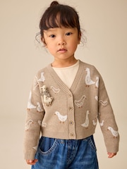 Avoine Goose - Col en V Cardigan (3mths-7yrs) - Image 1 de 8