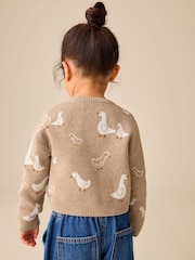 Avoine Goose - Col en V Cardigan (3mths-7yrs) - Image 3 de 8
