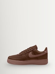 Nike Brown Air Force 1 Premium Trainers - Image 2 of 4