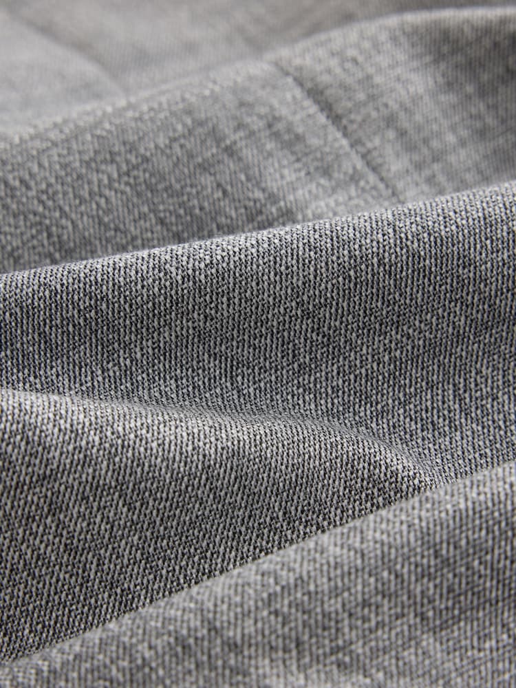 Light Grey Tailored Collarless Jacket - Image 8 of 8 Light Grey Tailored Collarless Jacket - Image 8 of 8
