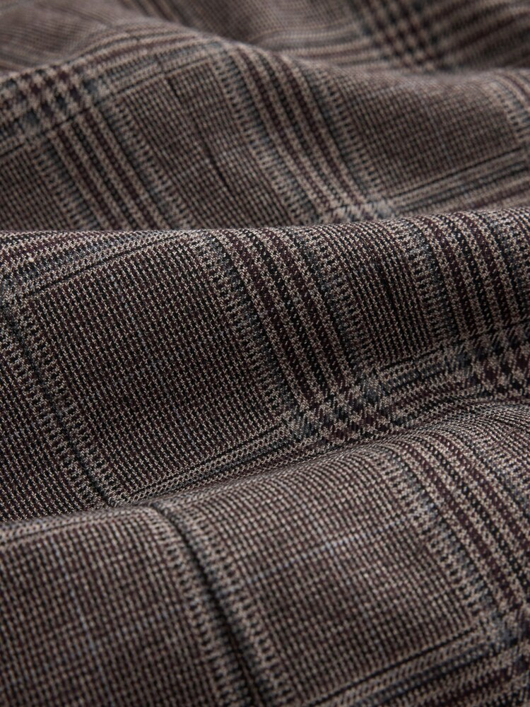 Brown Check Single Breasted Blazer - Image 8 of 8 Brown Check Single Breasted Blazer - Image 8 of 8