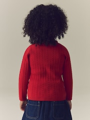 Red Roll Neck Jumper (3mths-10yrs) - Image 1 of 7