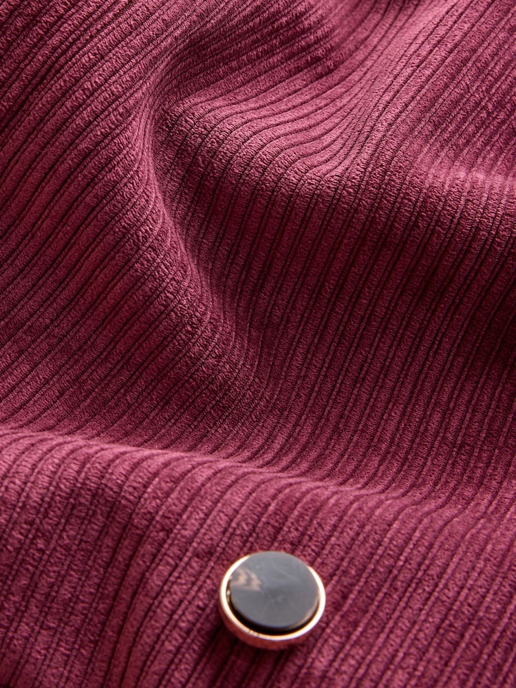Burgundy Red Cord Double Breasted Relaxed Blazer - Image 9 of 9 Burgundy Red Cord Double Breasted Relaxed Blazer - Image 9 of 9