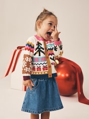 Reindeer Funky Christmas Cardigan (3mths-7yrs) - Image 2 of 9