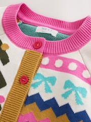Reindeer Funky Christmas Cardigan (3mths-7yrs) - Image 7 of 9