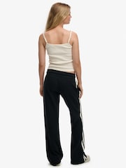 SUPERDRY Blue Athletic Essentials Stripe Flare Joggers - Image 3 of 5