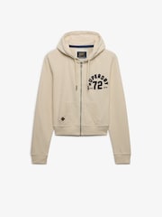 SUPERDRY спорттық босаңсытатын қысқа сыдырмалы капюшон - 7суретінің 6 суреті