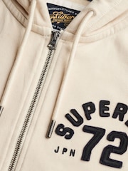 SUPERDRY спорттық босаңсытатын қысқа сыдырмалы капюшон - 7суретінің 7 суреті