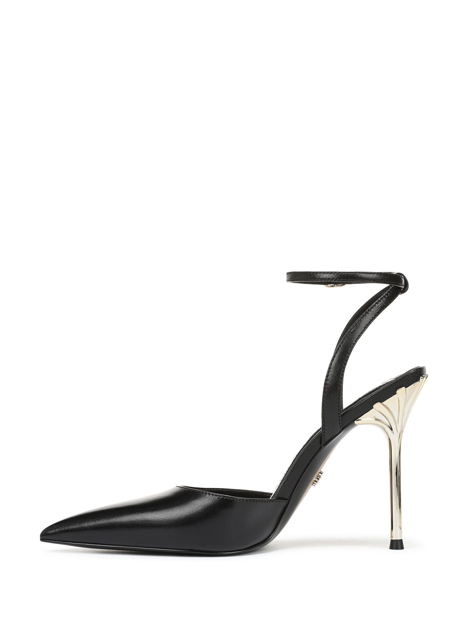 Buy Sam Edelman Black Osha Regular Fit Heeled Strappy Shoes from