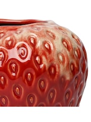 Libra Interiors Red Berry Glaze Vase Large - Image 5 of 6