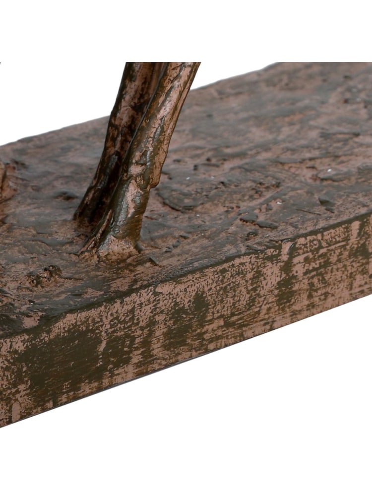 Libra Interiors Brown Rustic Woodland Leaping Fawns - Image 6 of 6 Libra Interiors Brown Rustic Woodland Leaping Fawns - Image 6 of 6