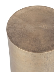 Libra Interiors Gold Zander Metal Lidded Storage Side Table 40cm - Image 7 of 7