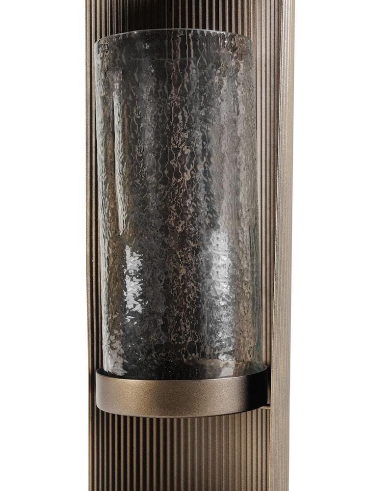 Libra Interiors Gold Belvedere Aged Table Hurricane - Image 6 of 6 Libra Interiors Gold Belvedere Aged Table Hurricane - Image 6 of 6