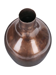 Libra Interiors Bronze Tambora Copper Finish Metal Vase Small - Image 3 of 6
