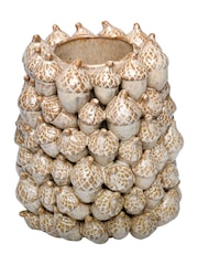 Libra Interiors Cream Acorn Cluster Vase - Image 3 of 6
