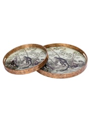 Libra Interiors Monkey Jungle S/2 Trays - 圖片 2，共 6