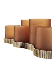 Libra Interiors Gold Belvedere Aged Gold 5 Light Candle Holder - Image 6 of 6